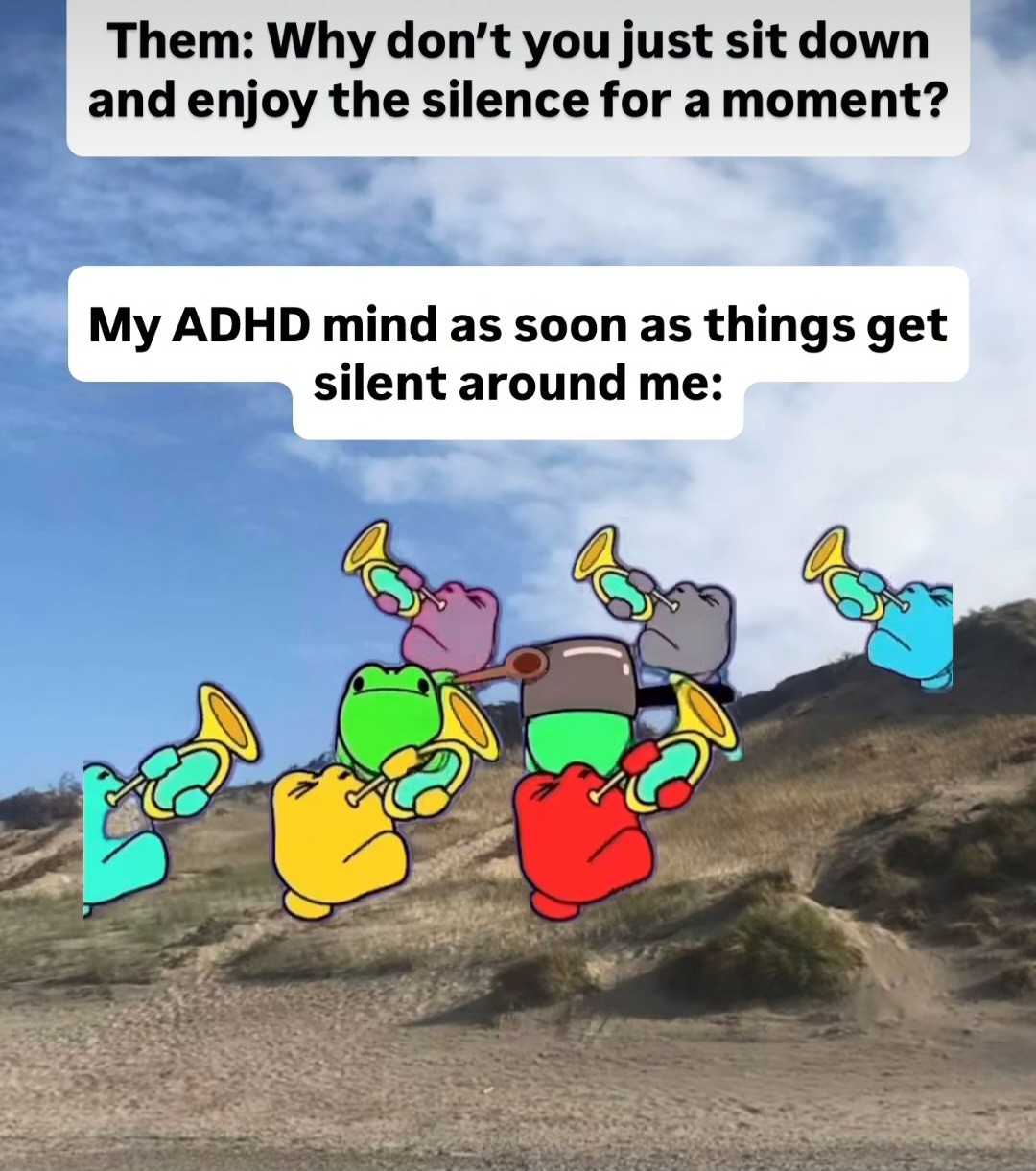 the background blur