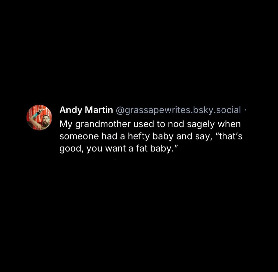 Granny wisdom