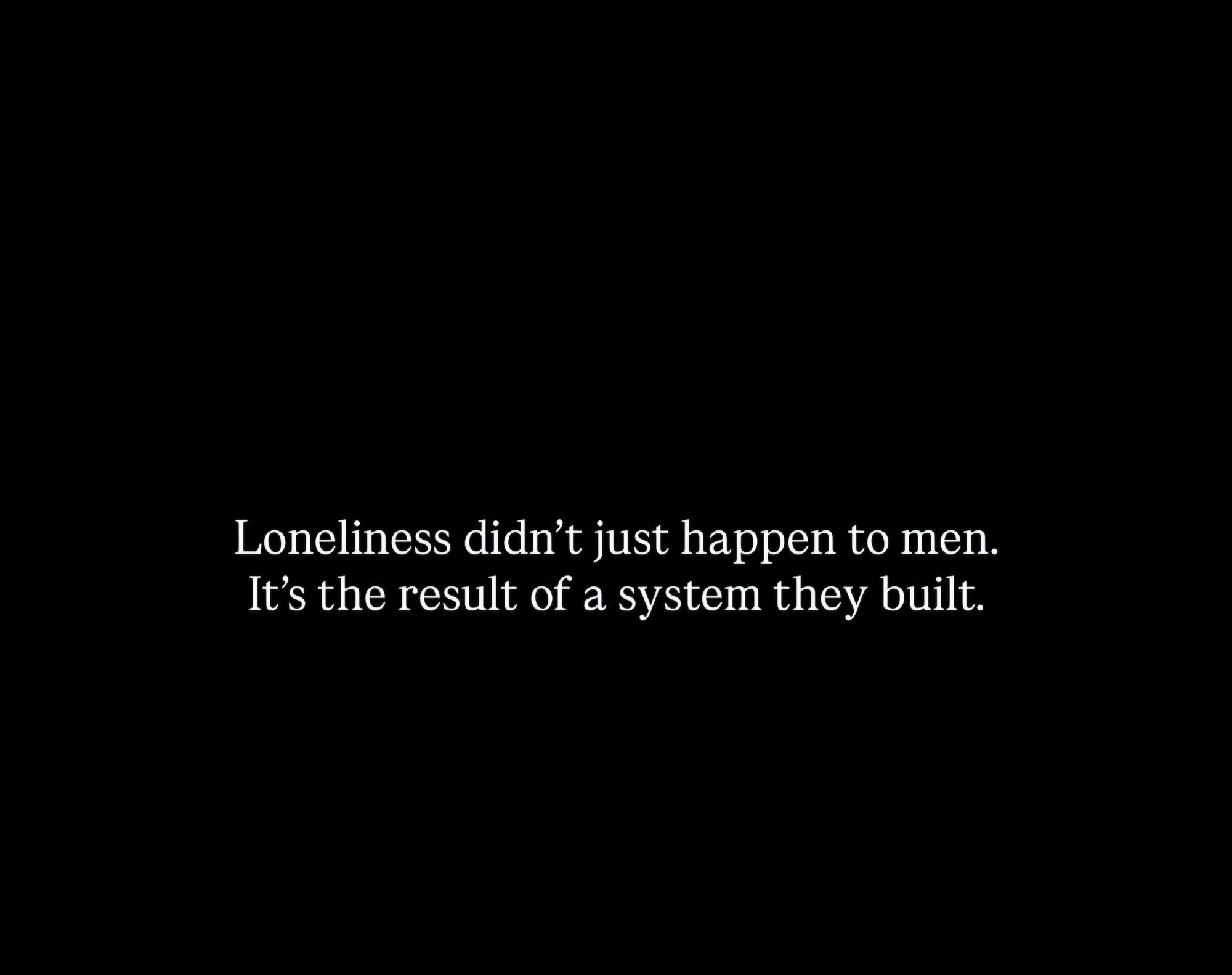 Men are the main ones in positions of power