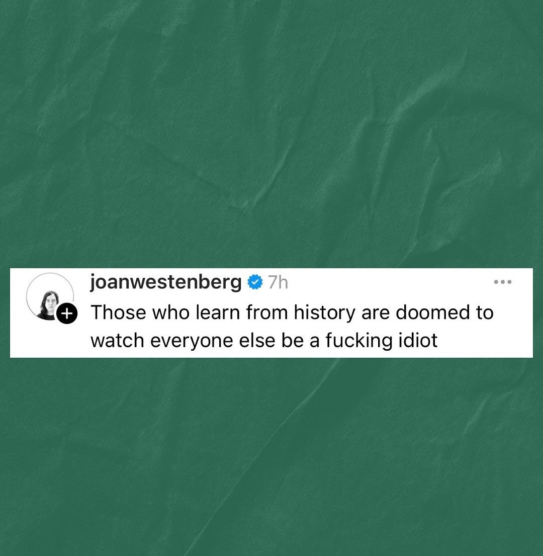 They have a point...