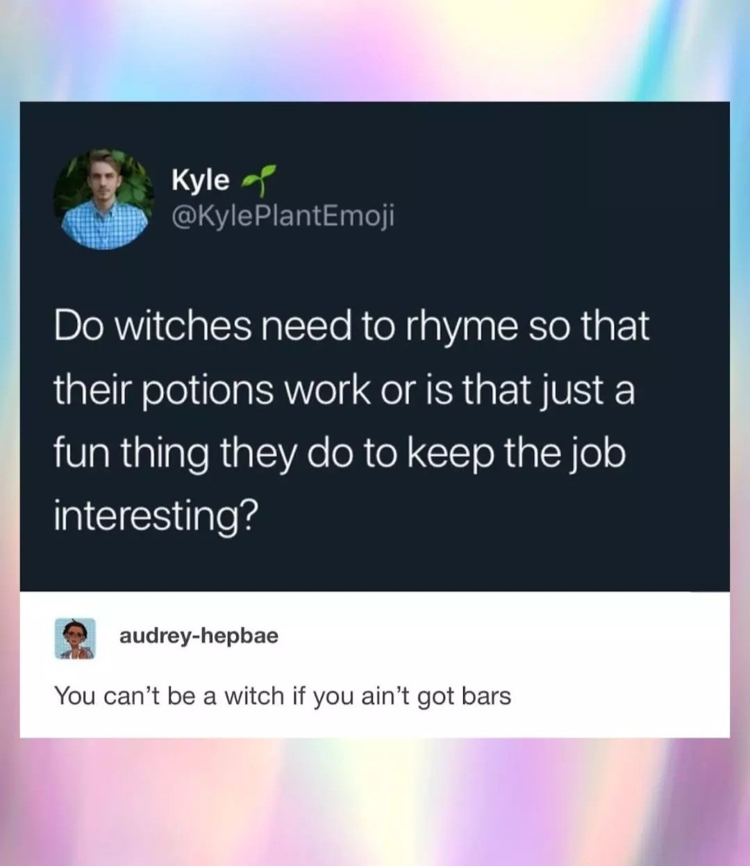 Excellent question