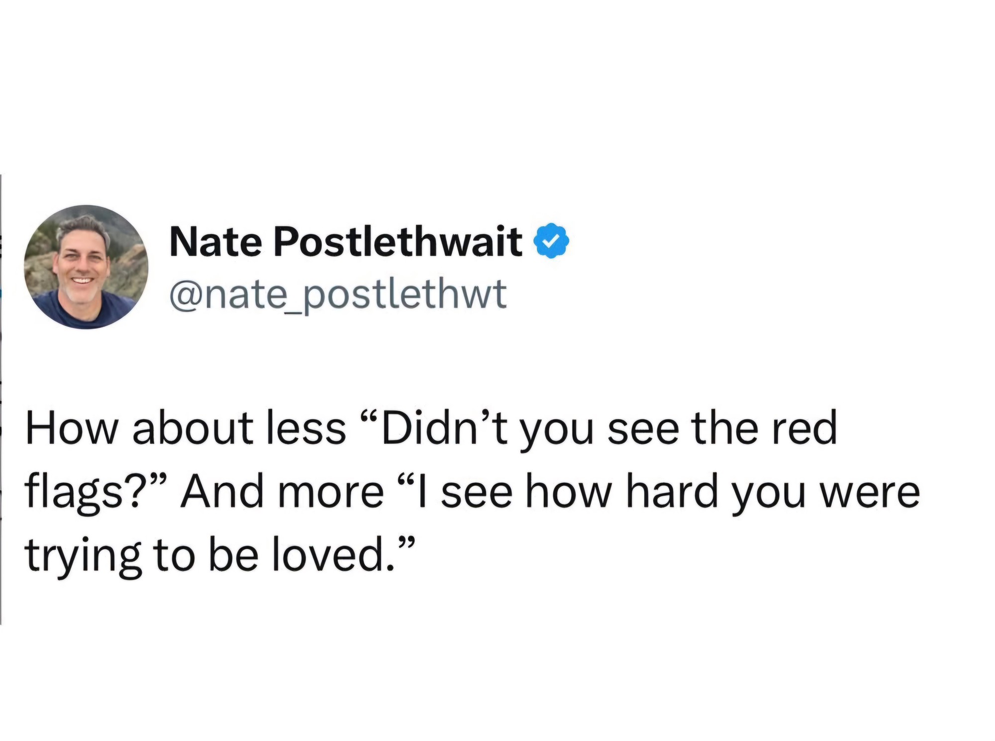 Anyone else avoided red flags to get love?