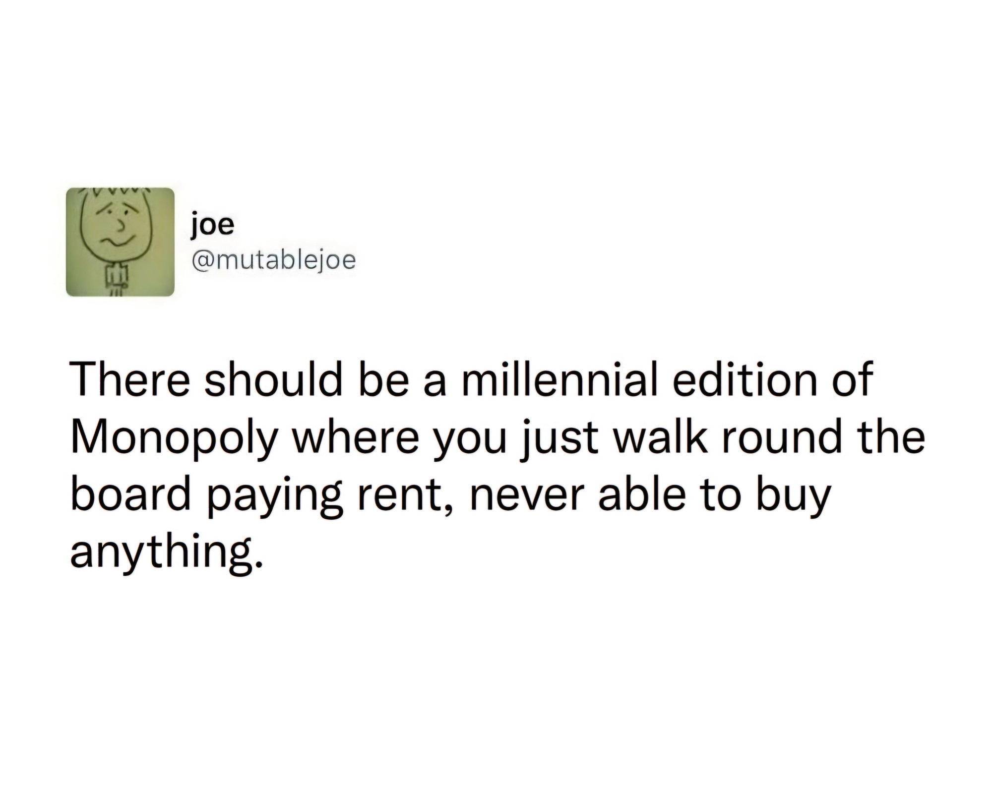 Sad but true