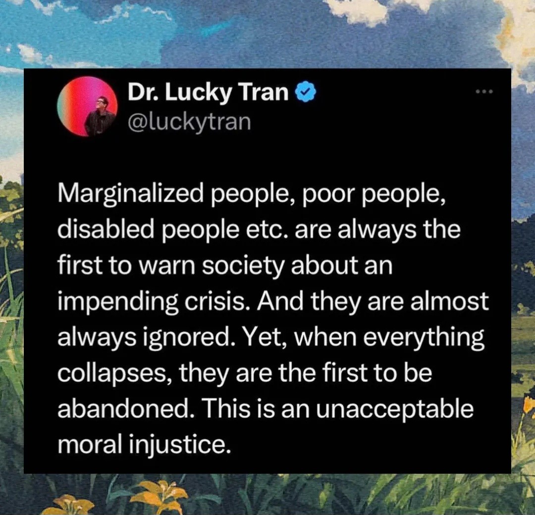 We really are