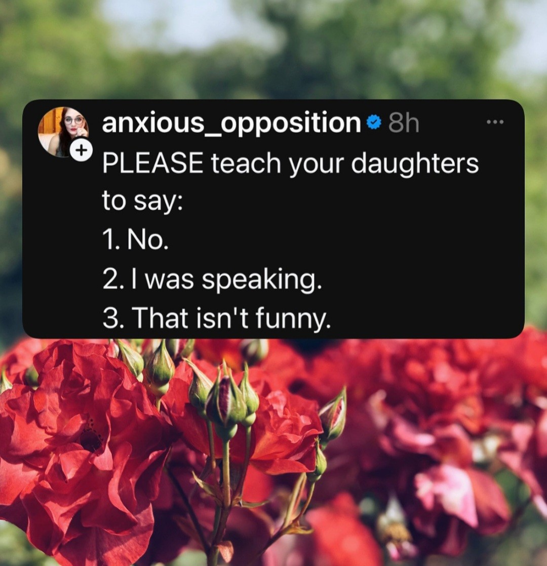 We should be taught this from birth